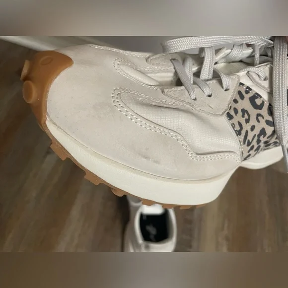 New Balance Unisex Shoes Sneakers Men’s US 8.5 Women’s 10 327 Moonbeam Leopard - Picture 12 of 15